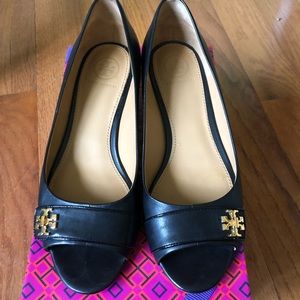 Tory Burch Kira Open-Toe Wedge